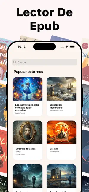 Lector y Abridor de ePub iPhone screenshot 1
