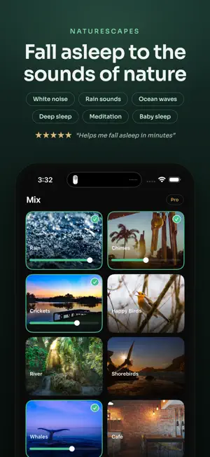 Relaxing Sounds Nature Scapes screenshot 1