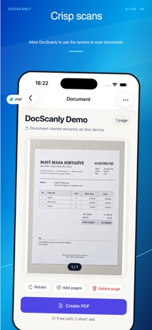 DocScanly: Scan to PDF screenshot 2