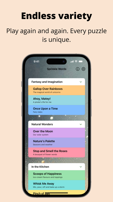 Screenshot 2 of Sprinkle Words App