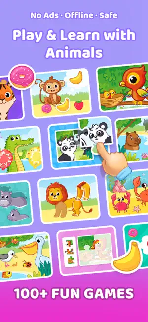Toddler Animal Puzzles 2-4 screenshot 1