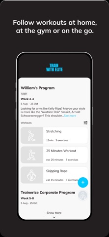 TRAIN WITH ELITE Screenshot 5 of 6