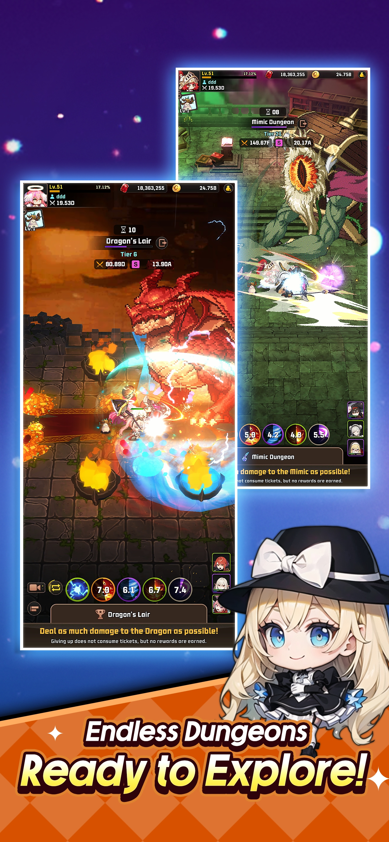 Pixel Knights : Idle RPG screenshot 6