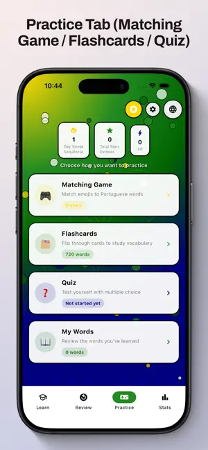 Learn Portuguese Words & Speak screenshot 2
