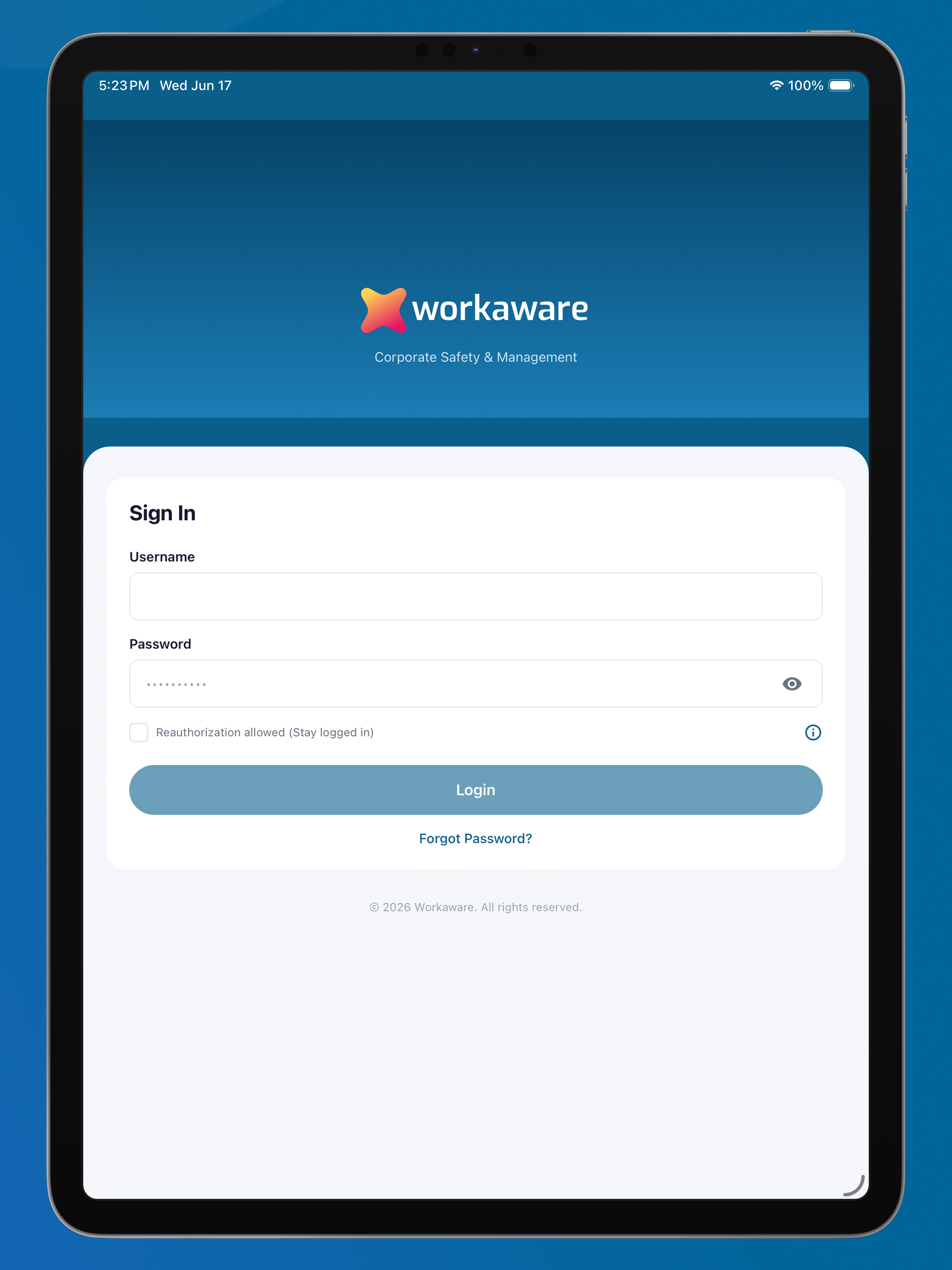 Workaware Manager