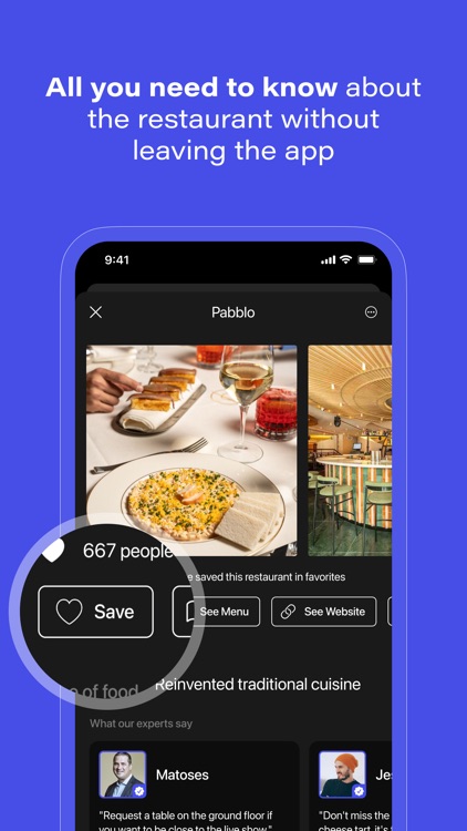 Velada · Restaurant guide