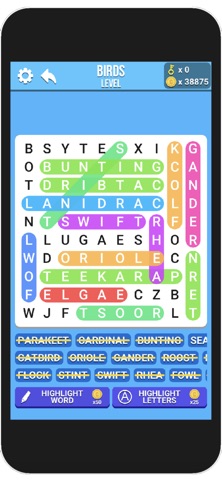 Find Word Puzzle iPhone screenshot