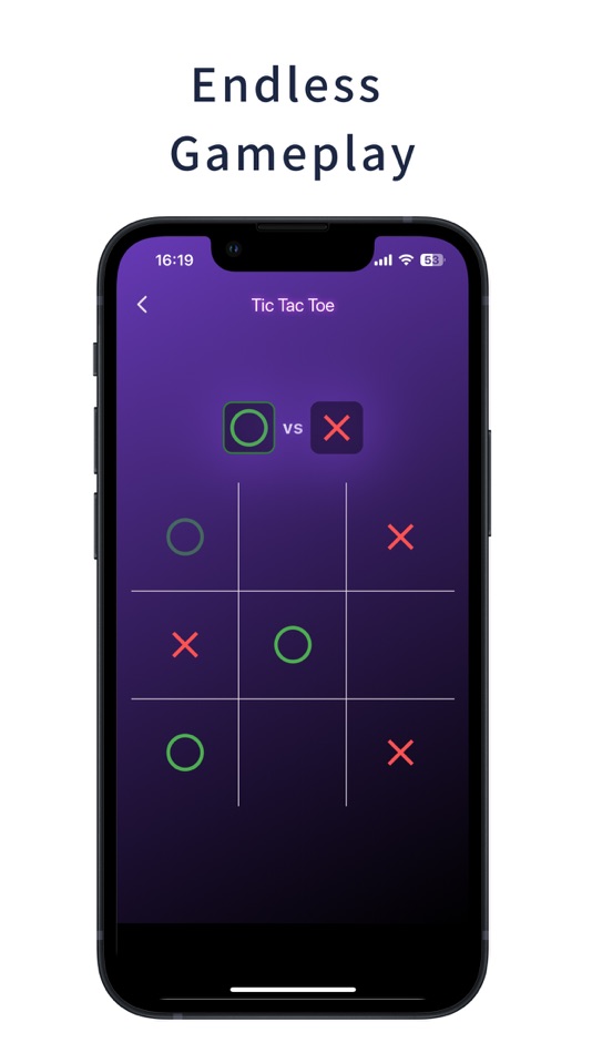 #2. Infinite Tic Tac Toe (iOS) Podle: Akito Nishiyama
