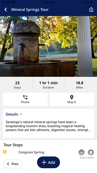 Discover Saratoga NY! iPhone screenshot 8 - Travel app
