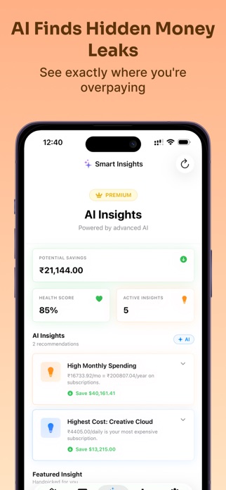 Subscription Tracker -Sentinel Screenshot 2 of 10