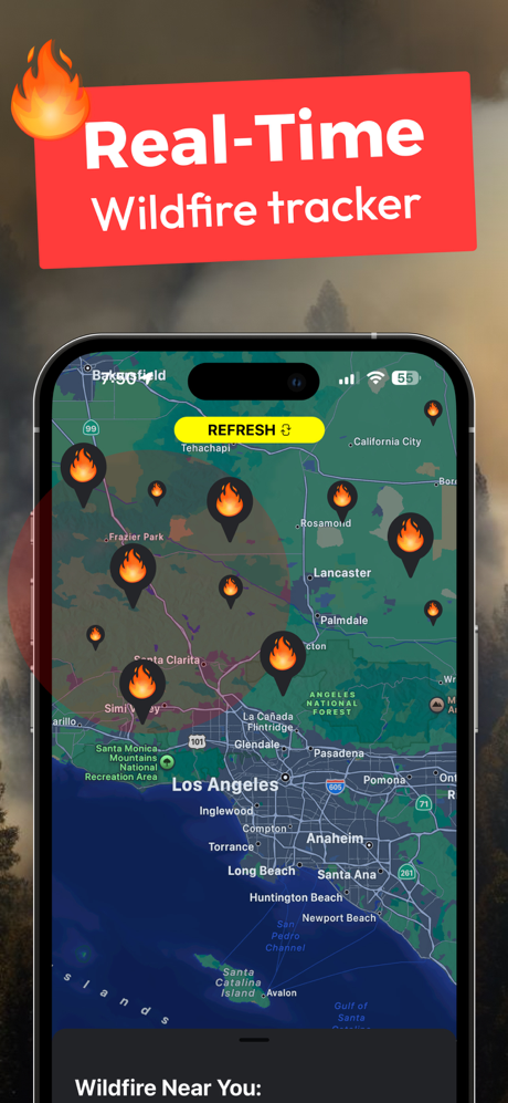 Wildfire App－Fire Tracker・Maps screenshot 1