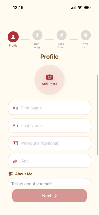Running Buddy : Mobile App Screenshot 2 of 7
