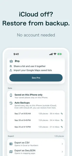 Save Places: Want-to-Go List screenshot 2