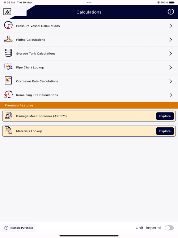 Screenshot #5 pour CORE Calculator App