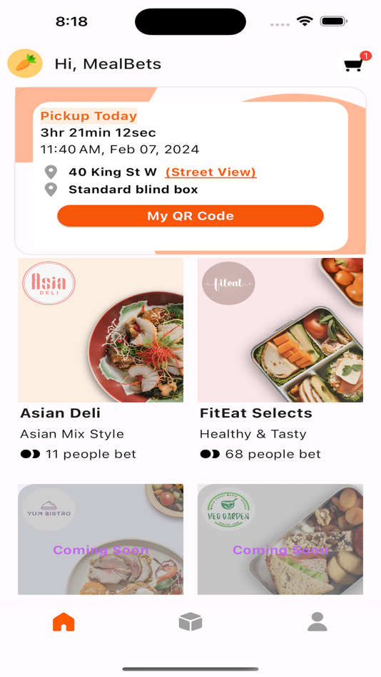 MealBets - Surprise Box Lunch - 2.1.1 - (iOS)