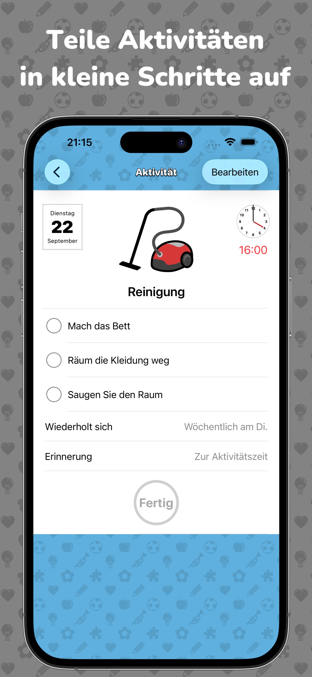 Screenshot 3 of Visueller Wochenplan