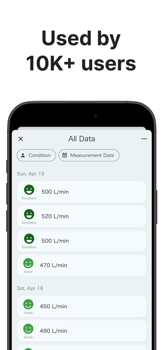 Peak Flow Diary (Asthma) Screenshot 6 of 6
