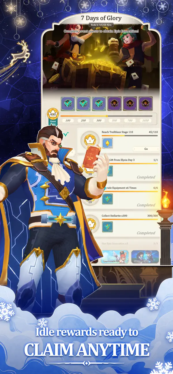 Elysia: The Astral Fall iOS Mod IPA screenshot 5 - iOS game interface