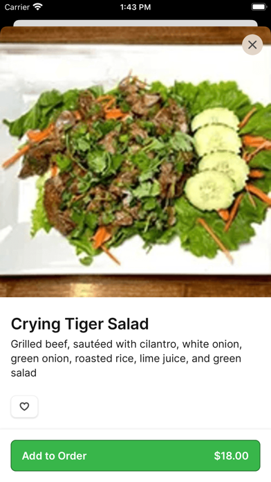 Beelicious Thai Cuisine Screenshot