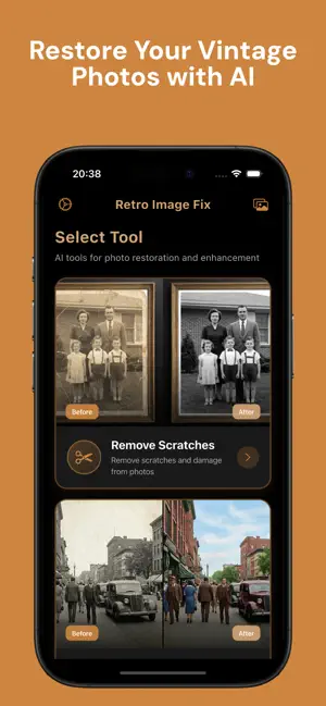 Retro Image Fix AI screenshot 1