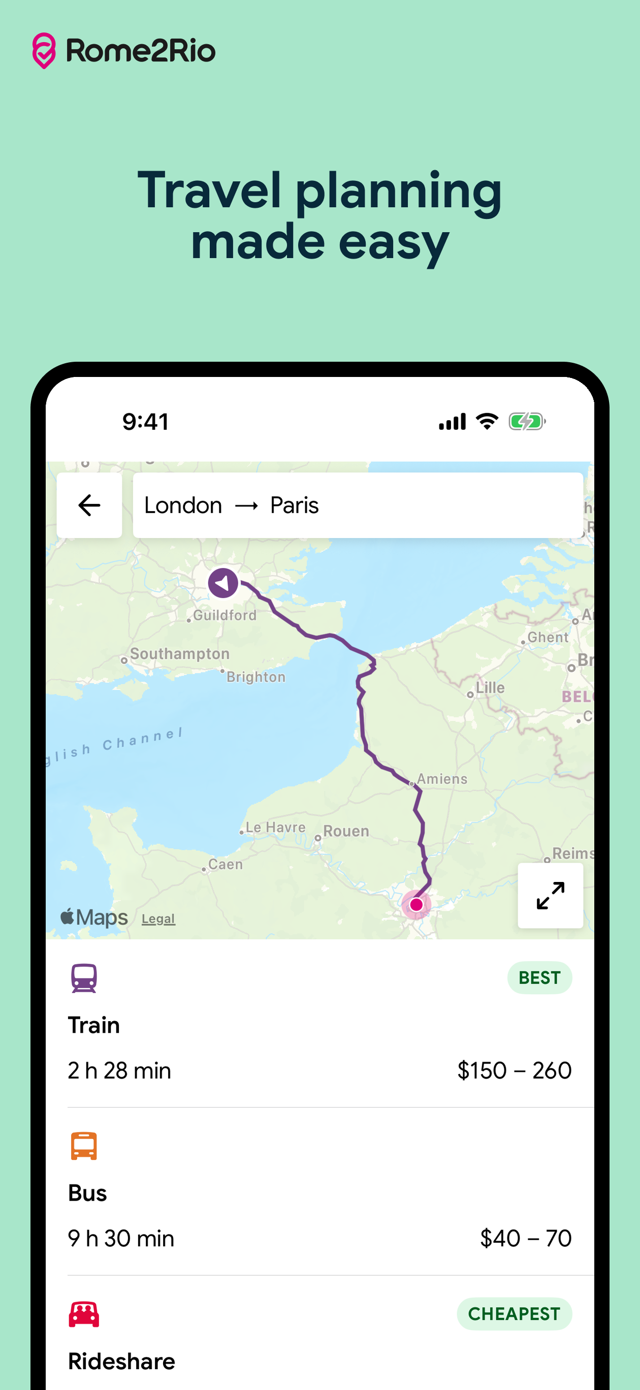Rome2Rio: Travel Route Planner