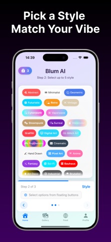 Blum - AI Wallpapers iPhone screenshot