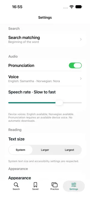 English-Norwegian Dict Pro screenshot 3