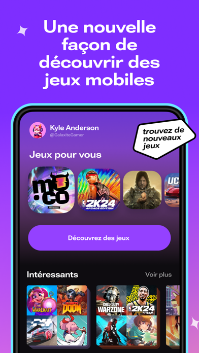 Screenshot #1 pour Skich - Trouver des jeux