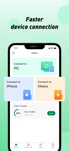 Xender: Transfer, Share Files App Store preview screenshot 1