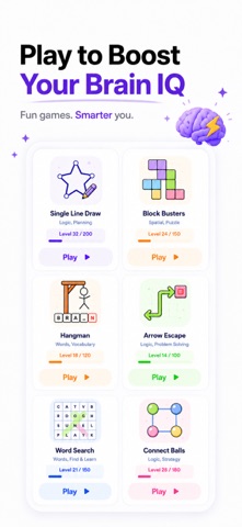 MindScoreAI – IQ Trainer iPhone screenshot