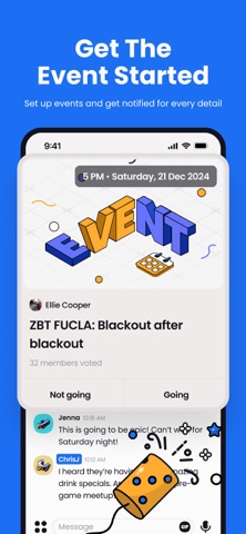 Lowkey – Group chat iPhone screenshot