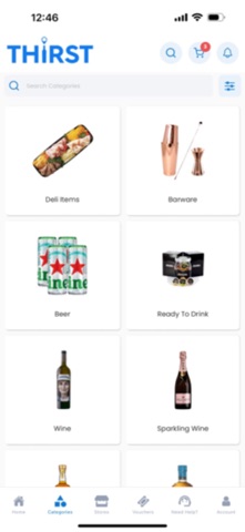 Thirst Beverage Marketplace screenshot