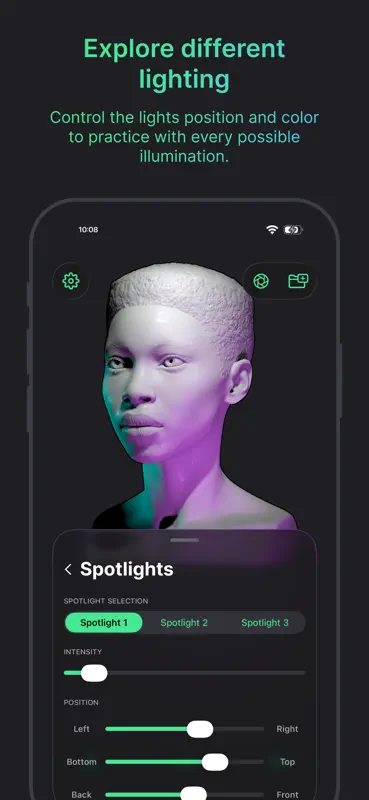 Head Model Studio - Art Study screenshot 10 of 10