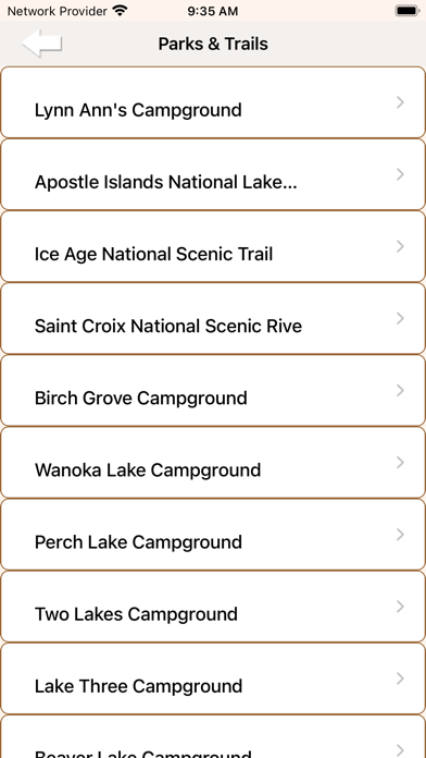 Screenshot #2 pour Wisconsin-State Parks & Trails