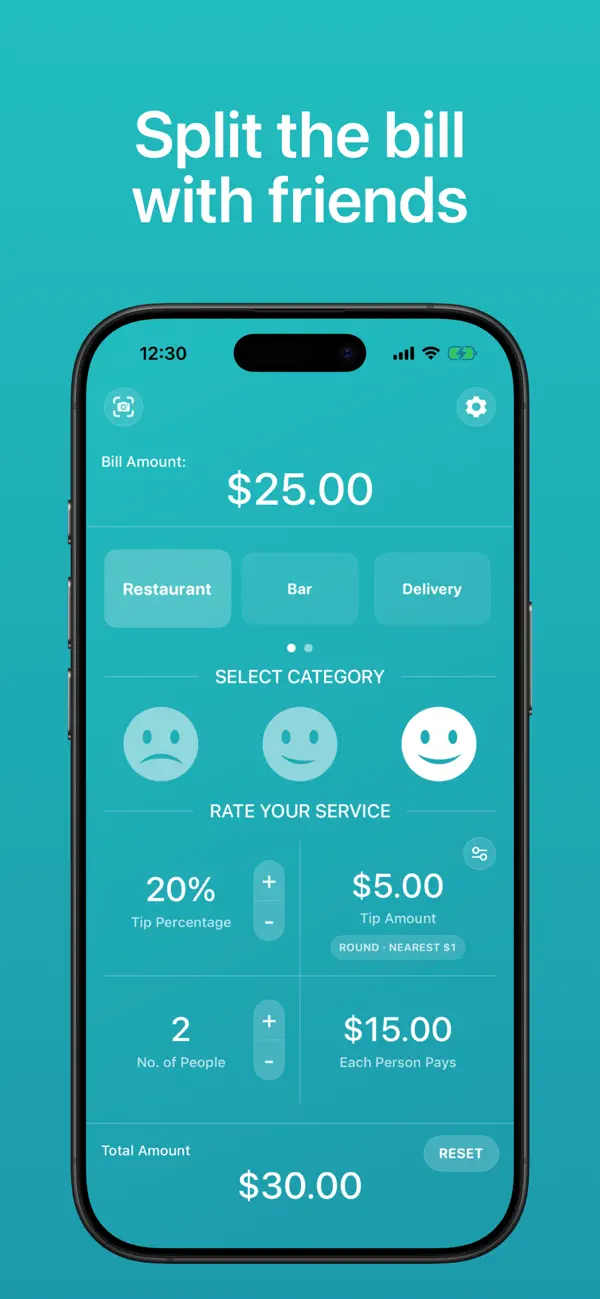 Screenshot #3 pour Gratuity | Tip Calculator