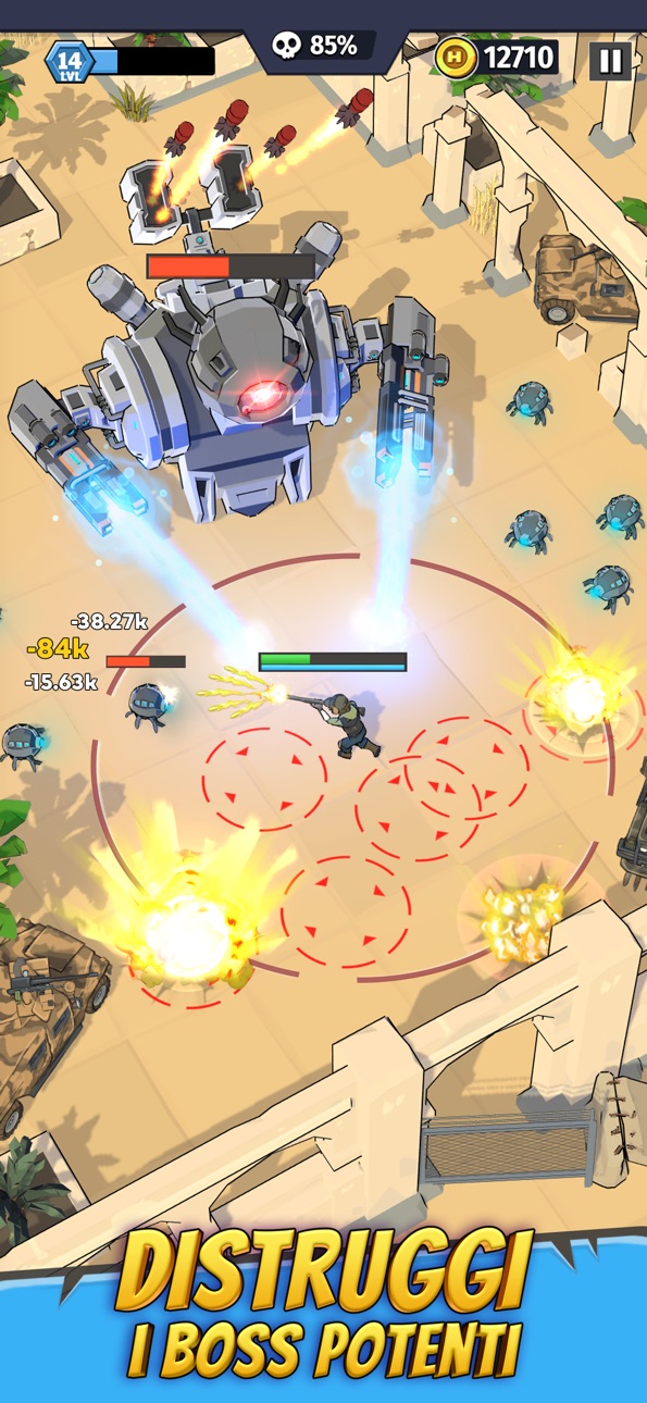 Last Hero: Top-down Shooter iOS Mod IPA screenshot 3 - iOS game interface