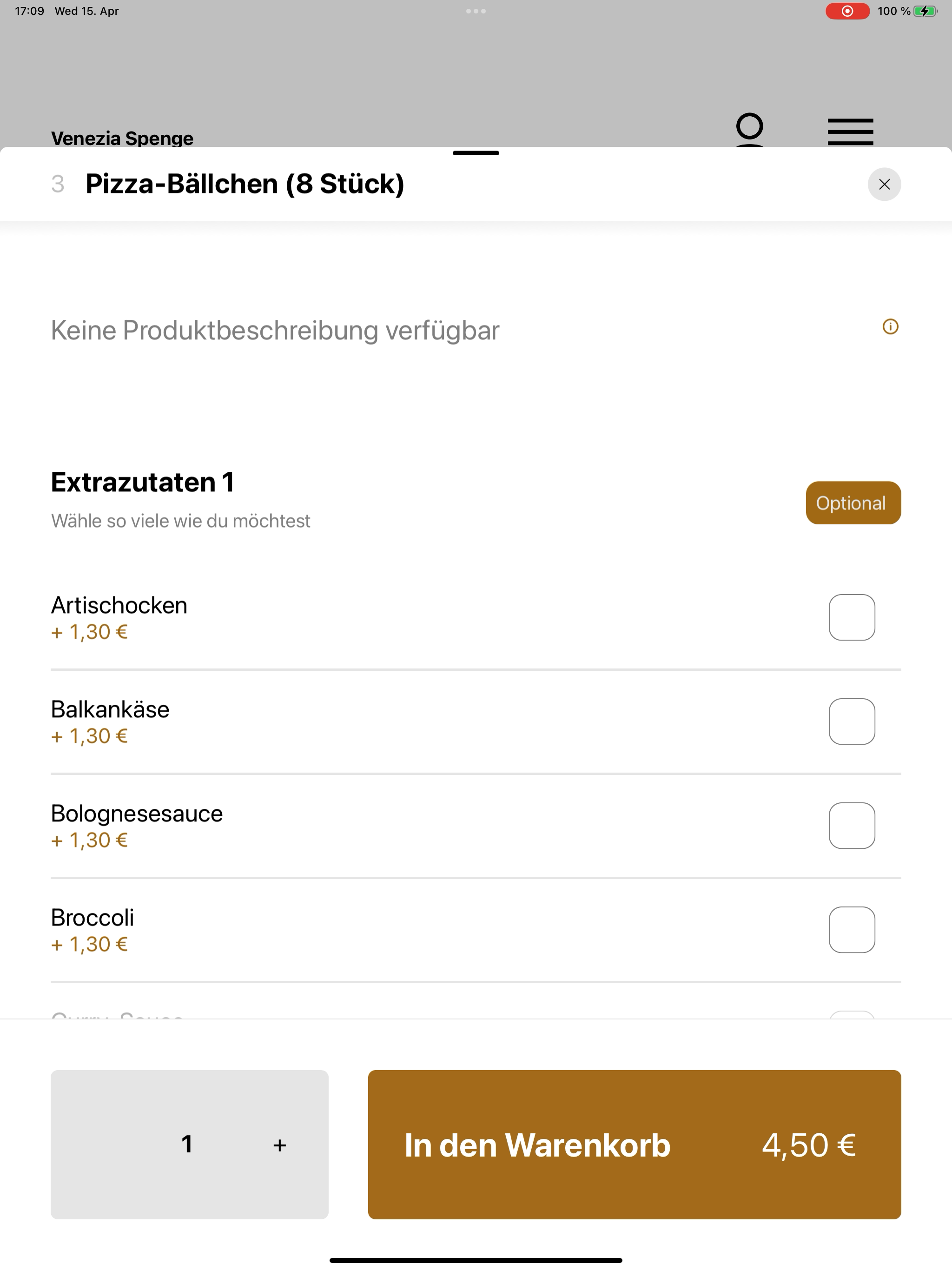 Pizzeria Venezia Spenge screenshot 8
