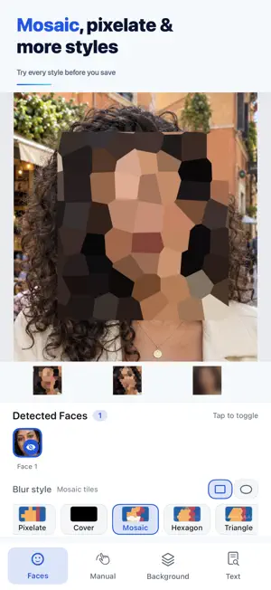 BlurQ: Face Blur Photo & Video screenshot 3