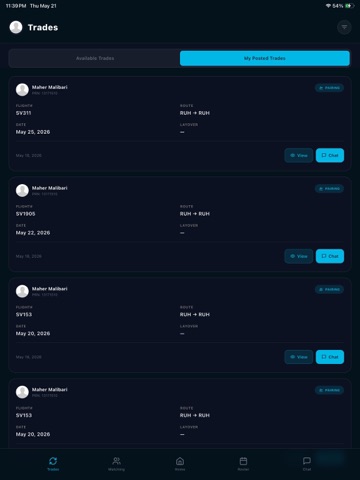 Trade4Crew iPad screenshot