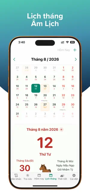 iLunar: Lịch Âm screenshot 3