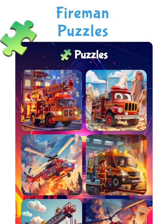 Screenshot #6 pour Jeux De Pompier Et Camion De P