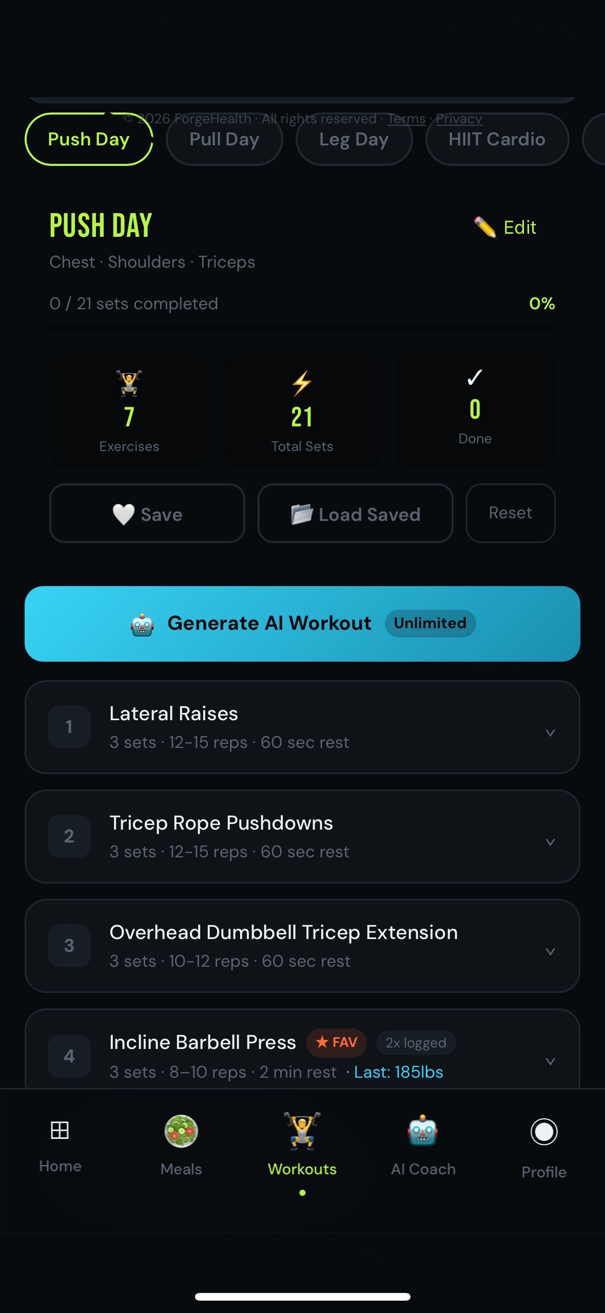 Screenshot 6 of ForgeHealth: Health & Fitness
