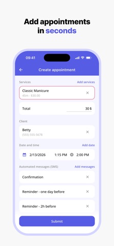 SmartAgenda: Appointment Book iPhone screenshot