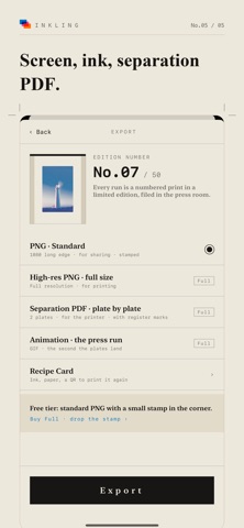 Inkling: Riso Print iPhone screenshot