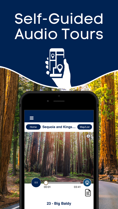 Sequoia National Park GPS Tour Screenshot