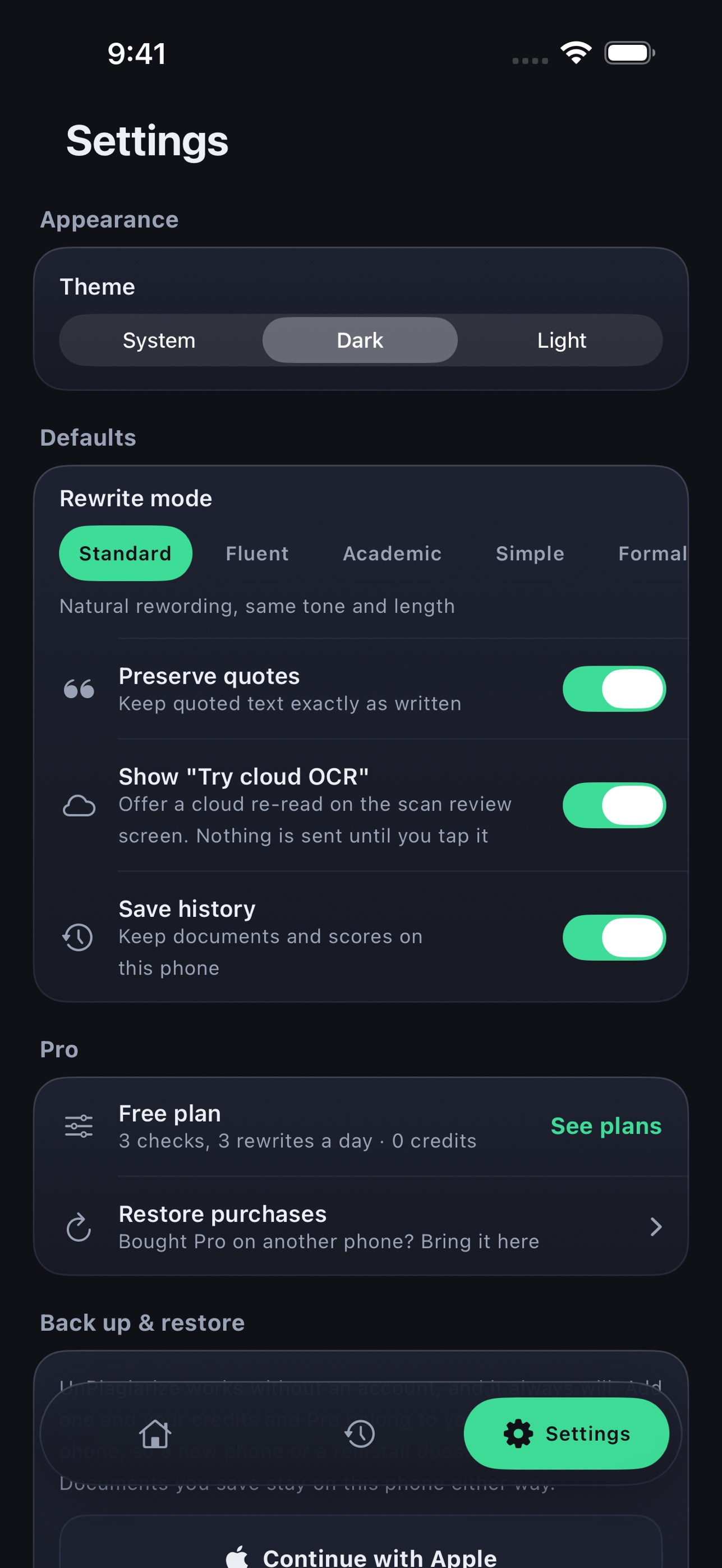 Screenshot 8 of UnPlagiarize
