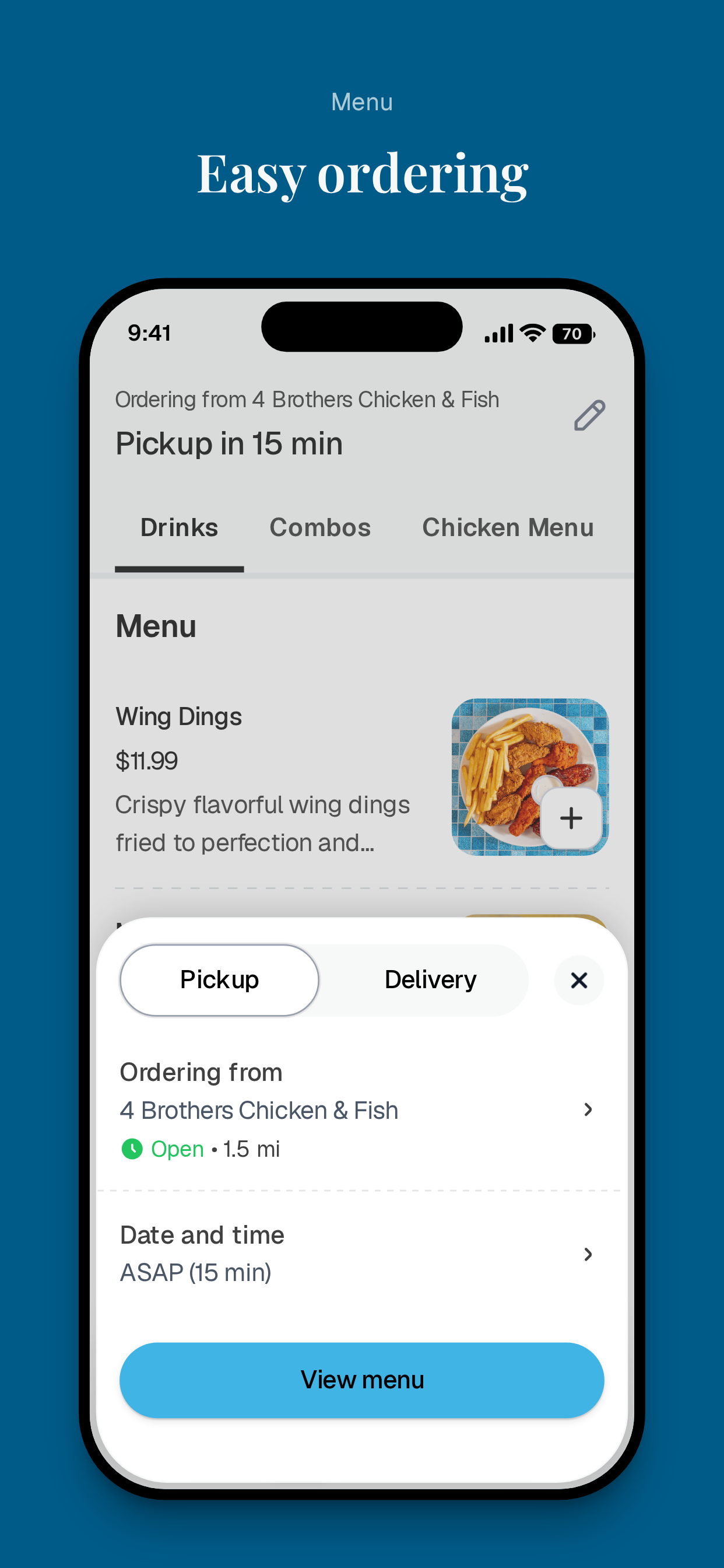 4 Brothers Chicken & Fish screenshot 3