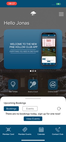 Pine Hollow Club app screenshot