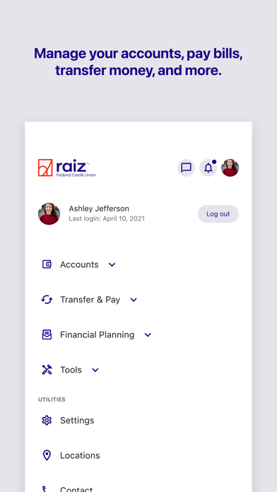 Raiz - Mobile Banking iPhone screenshot 4 - Finance app