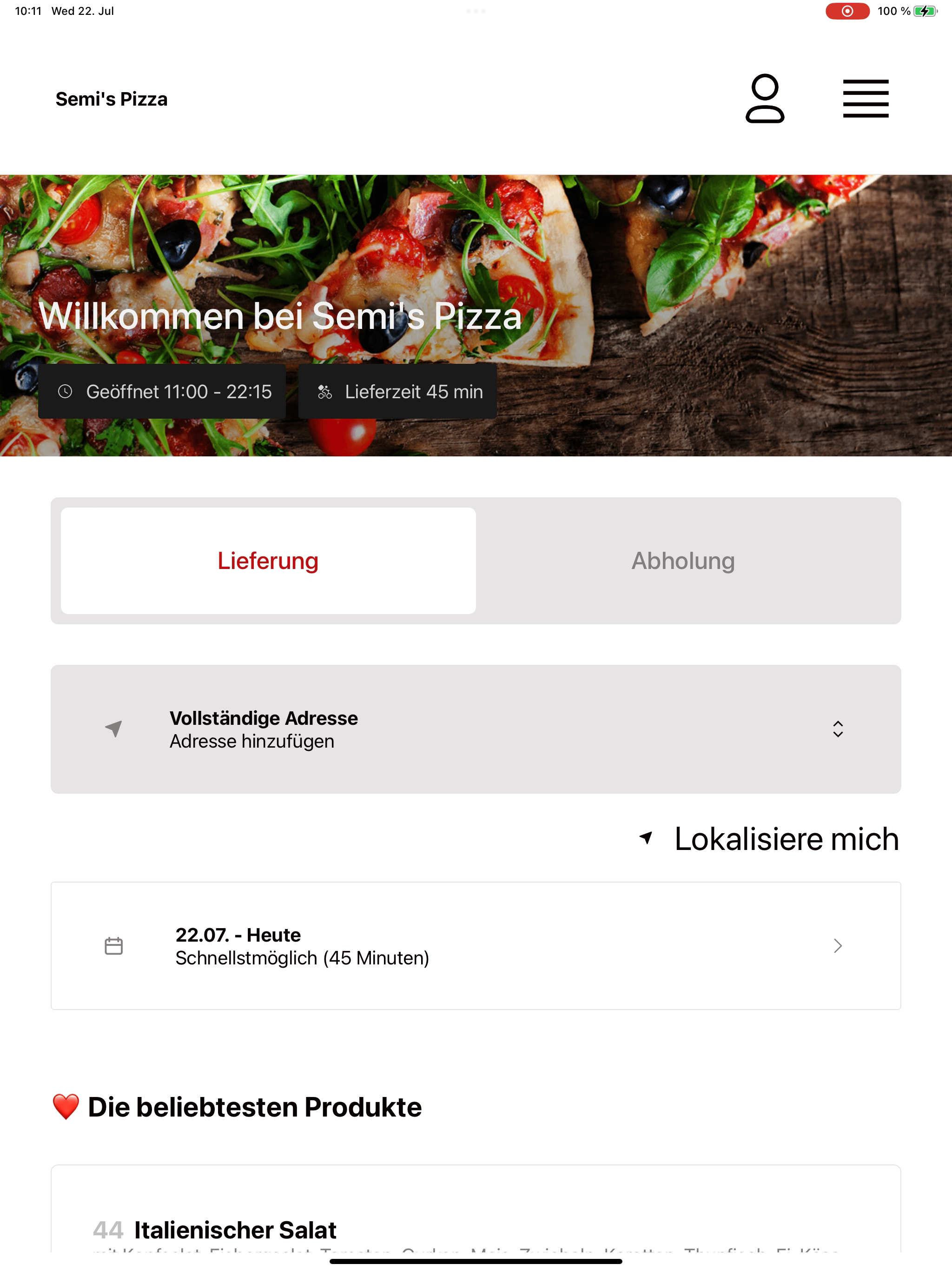Semi's Pizza screenshot 8